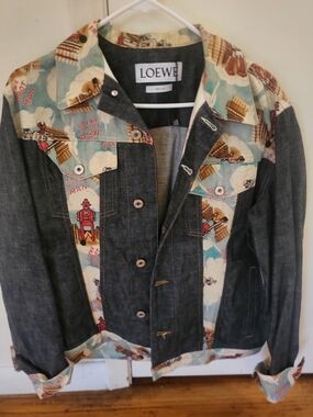 Loewe Robot One Of A Kind Press Piece Protototype Black Denim Jacket